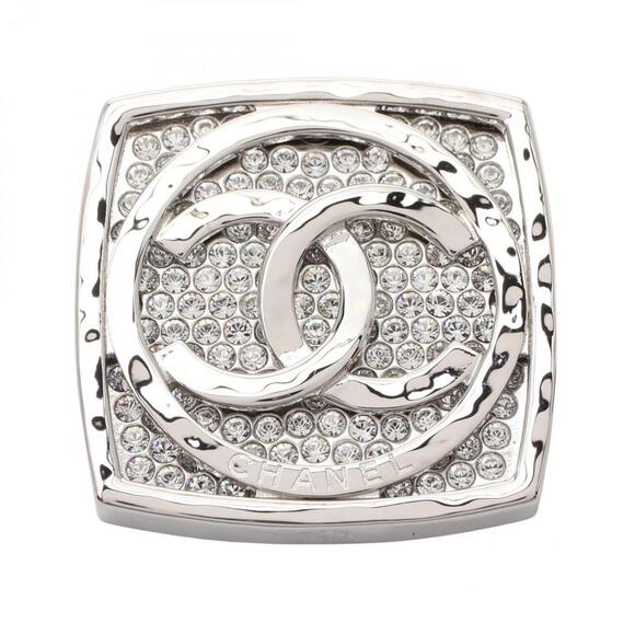 CHANEL Clear Logo Brooch - Picture 1 of 6